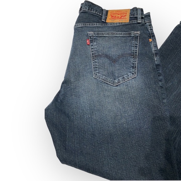Levi's 559 Jeans Relaxed Straight Fit Dark Wash W42 L30 - Picture 2 of 5